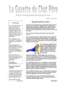 Couverture de la Gazette du Chat Pitre n°1