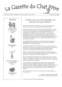 Couverture de la Gazette du Chat Pitre n°5