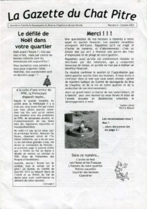 Couverture de la Gazette du Chat Pitre n°6