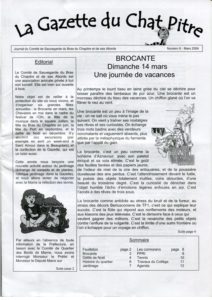 Couverture de la Gazette du Chat Pitre n°8