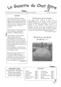 Couverture de la Gazette du Chat Pitre n°9