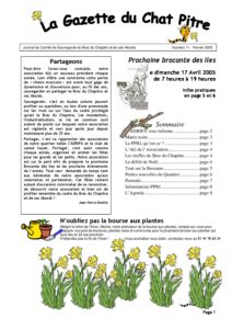 Couverture de la Gazette du Chat Pitre n°11