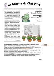 Couverture de la Gazette du Chat Pitre n°14