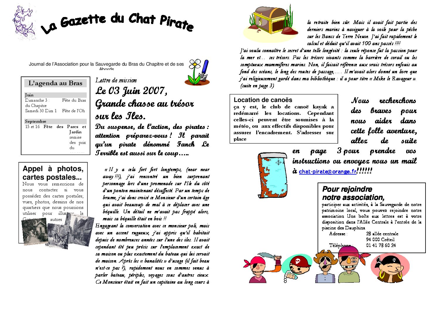 Couverture de la Gazette du Chat Pitre n°18