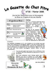 Couverture de la Gazette du Chat Pitre n°20
