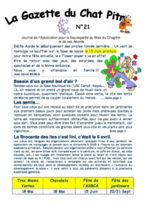 Couverture de la Gazette du Chat Pitre n°21