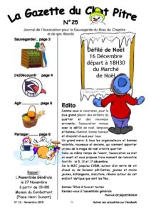 Couverture de la Gazette du Chat Pitre n°25