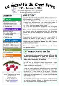 Couverture de la Gazette du Chat Pitre n°29