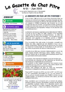 Couverture de la Gazette du Chat Pitre n°31