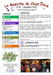 Couverture de la Gazette du Chat Pitre n°32
