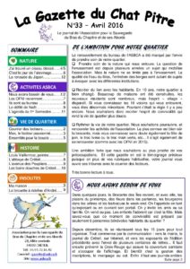 Couverture de la Gazette du Chat Pitre n°33