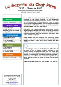 Couverture de la Gazette du Chat Pitre n°35
