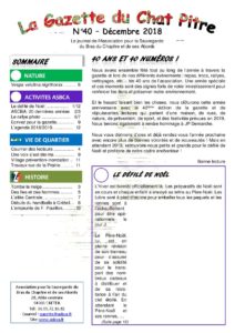 Couverture de la Gazette du Chat Pitre n°40