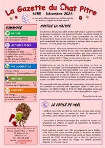 Couverture de la Gazette du Chat Pitre n°55
